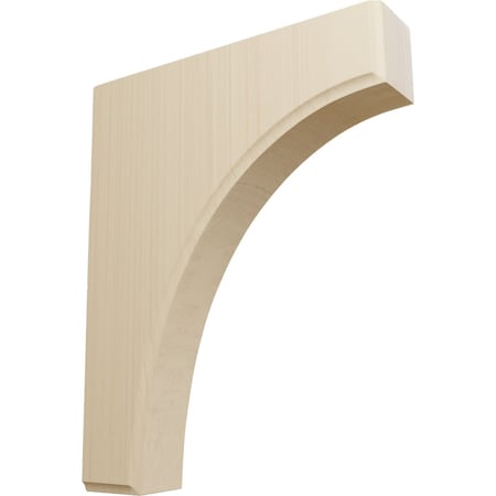 Ekena Millwork 1 3/4"W x 8"D x 10"H Clarksville Bracket, Rubberwood BKTW02X08X10CVRW